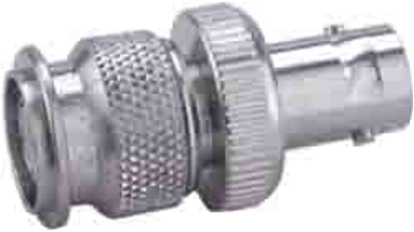 Adaptador de RF Huber+Suhner 33_TNC-BNC-50-1/133_NE, Macho Recto TNC a Hembra BNC, 4GHz