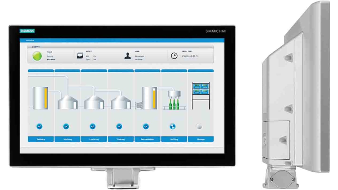 Pannello HMI Siemens, TP2200 Comfort Pro, 21,5", serie SIMATIC, display TFT