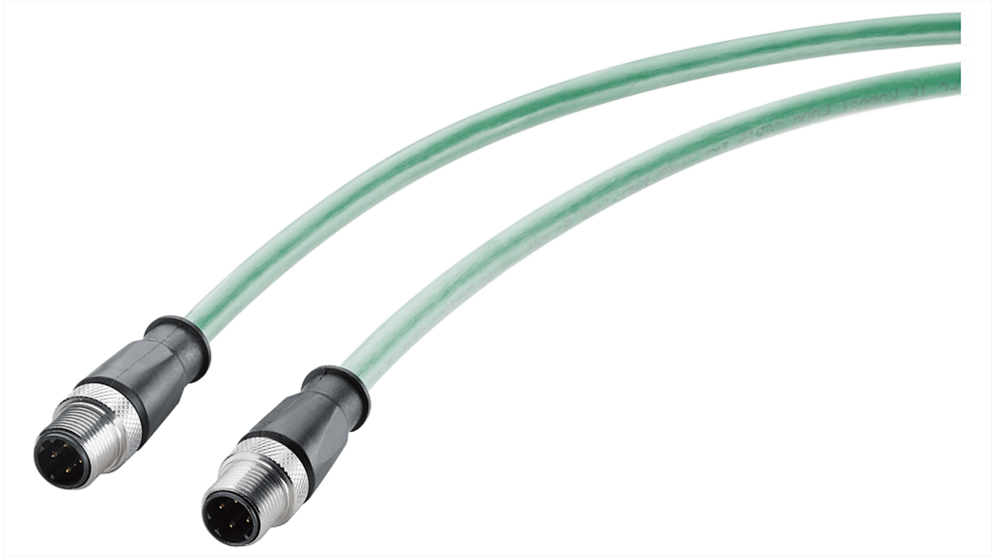 Siemens Data Cable, 4 Cores, Screened, 20m, Green Sheath