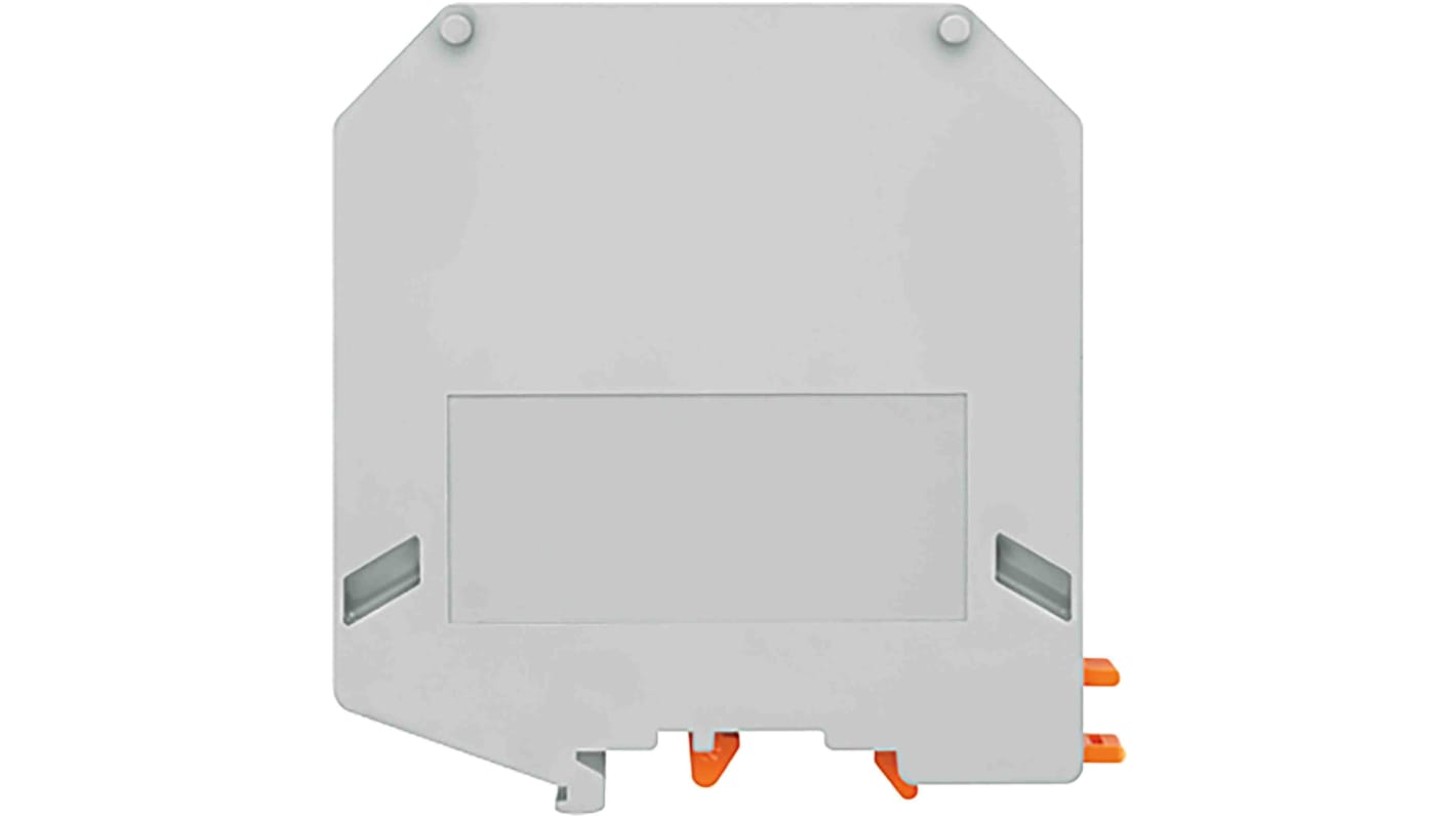 Siemens 8WH Series Grey DIN Rail Terminal Block, 35 → 95mm², Screw Termination