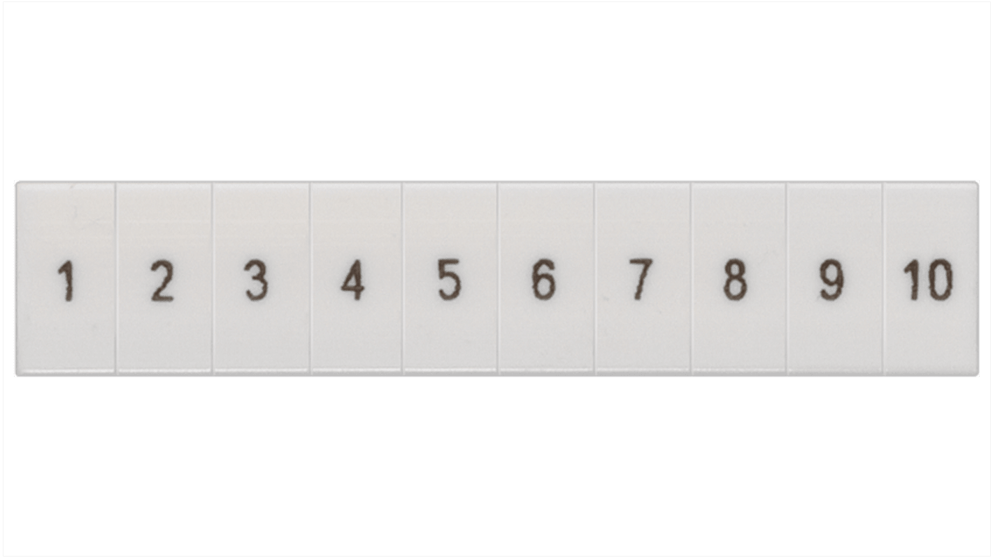 Siemens, 8WH Inscription Label for use with Terminal Blocks