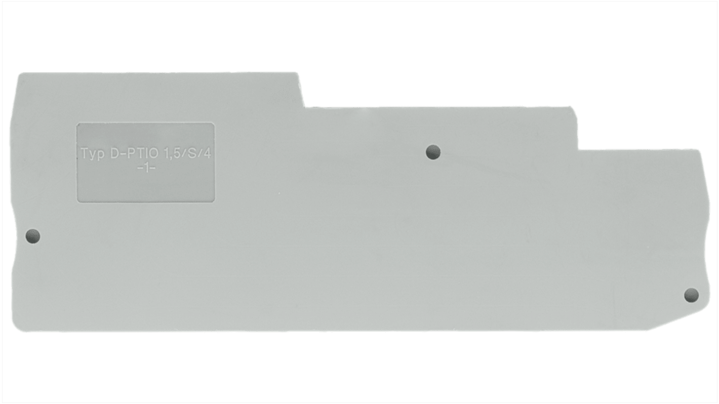 Siemens 8WH Series End Cover for Use with DIN Rail Terminal Blocks