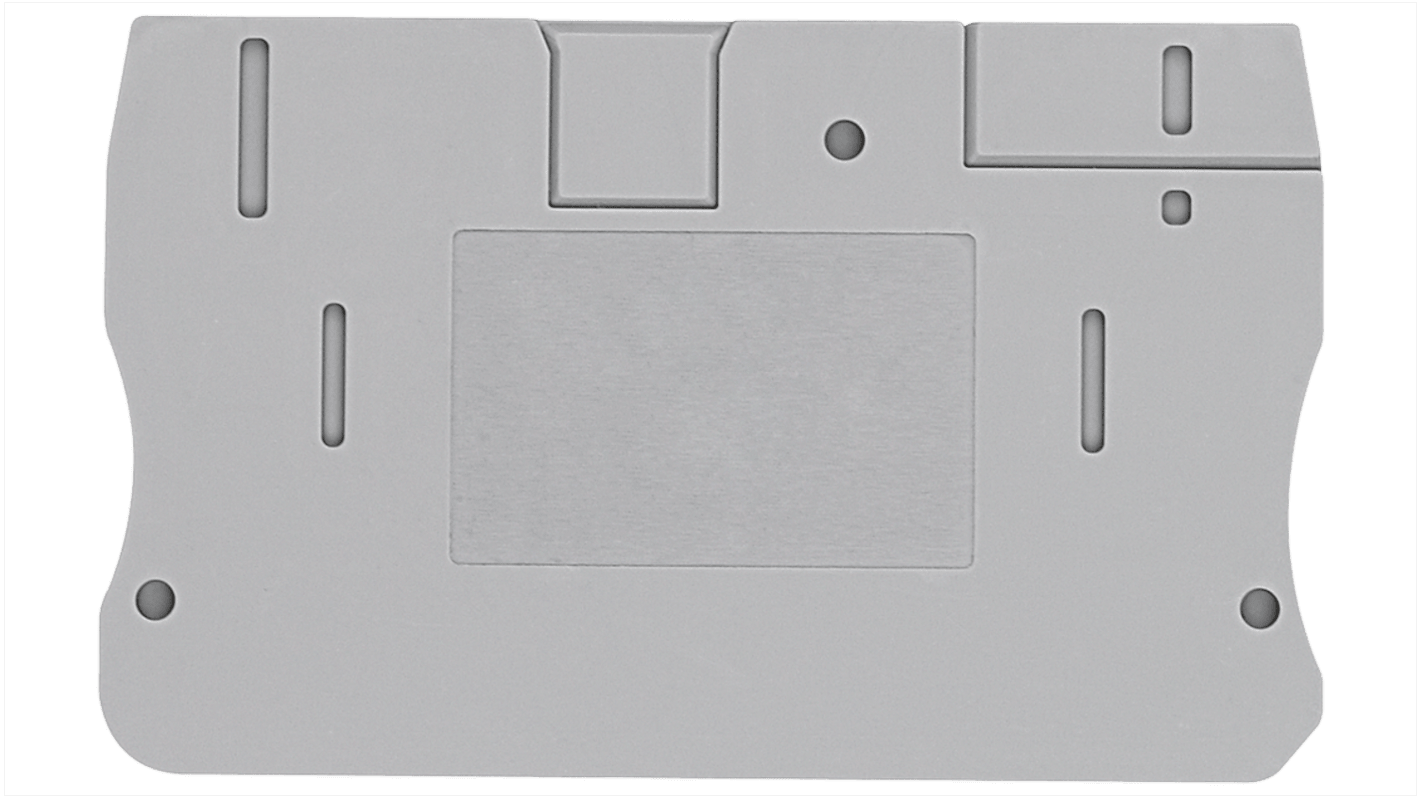 Siemens 8WH Series End Cover for Use with DIN Rail Terminal Blocks