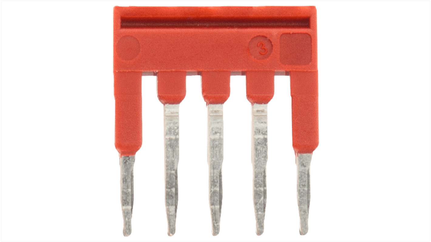 Siemens 8WH Series Jumper Bar for Use with DIN Rail Terminal Blocks