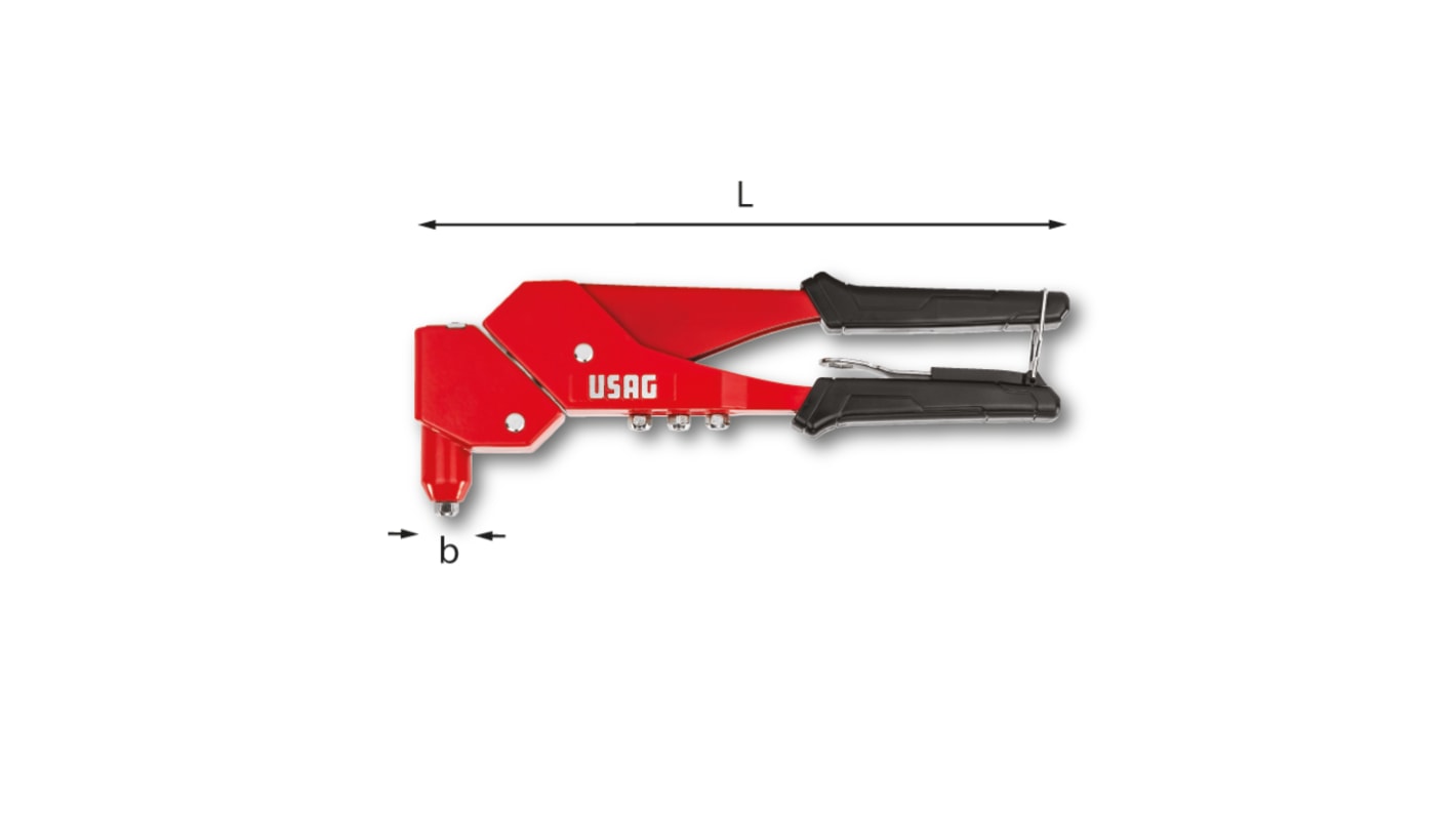 Usag, per rivetti da 2.4mm a 4.8mm