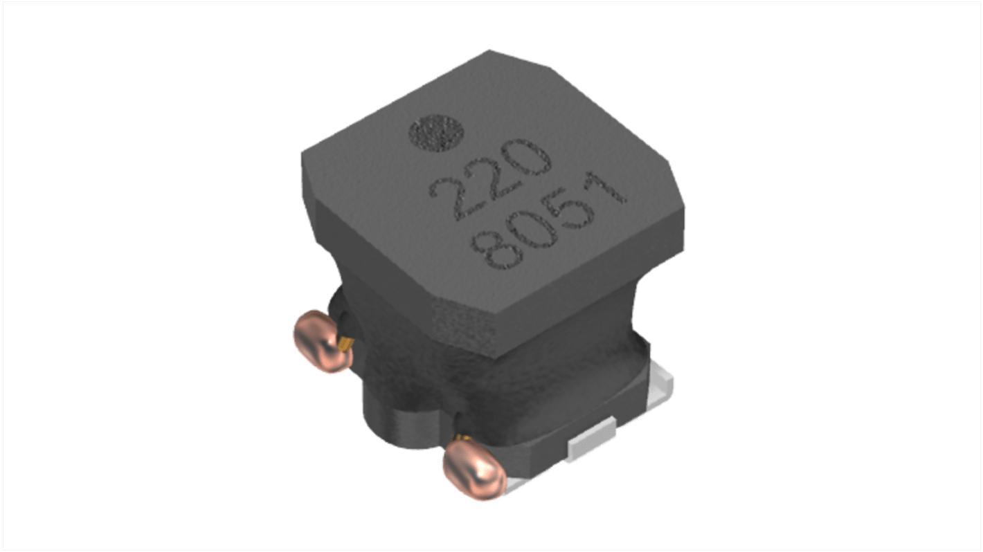 AEC-Q200 Inductor de montaje en superficie bobinado TDK, 10 μH, ±20%, núcleo de Ferrita, apantallado 5045, 3.1A Idc,