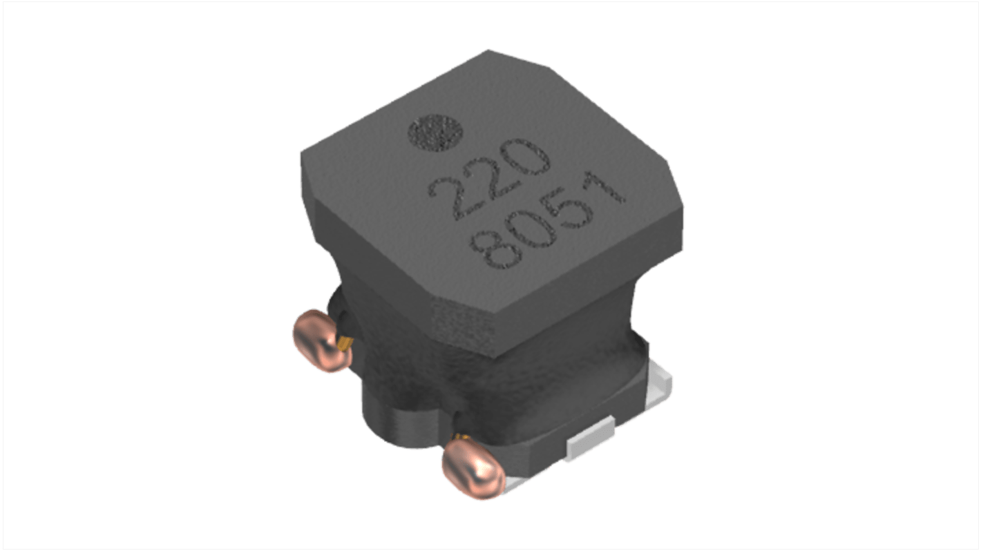 TDK, VLS-EX-H, 5045 Shielded Wire-wound SMD Inductor with a Ferrite Core, 1 μH ±30% Shielded 8.9A Idc