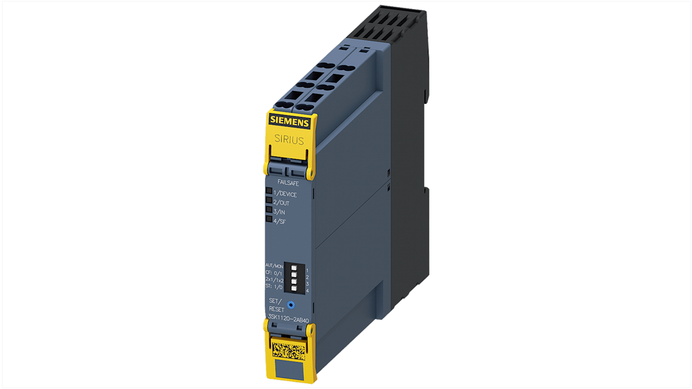 3SK11202AB40 Siemens DualChannel Emergency Stop Safety Relay, 24V