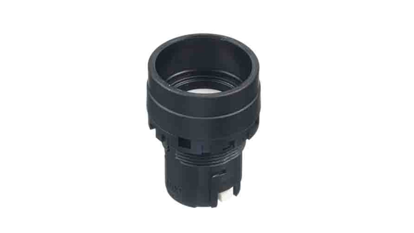 Idec HW Series Black Maintained Push Button Head, 22mm Cutout, IP67, IP69K