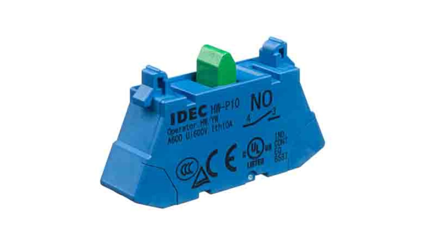 Bloc de contacts Idec série HW, 24 V, 48 V, 50 V, 110 V, 220 V, 440 V