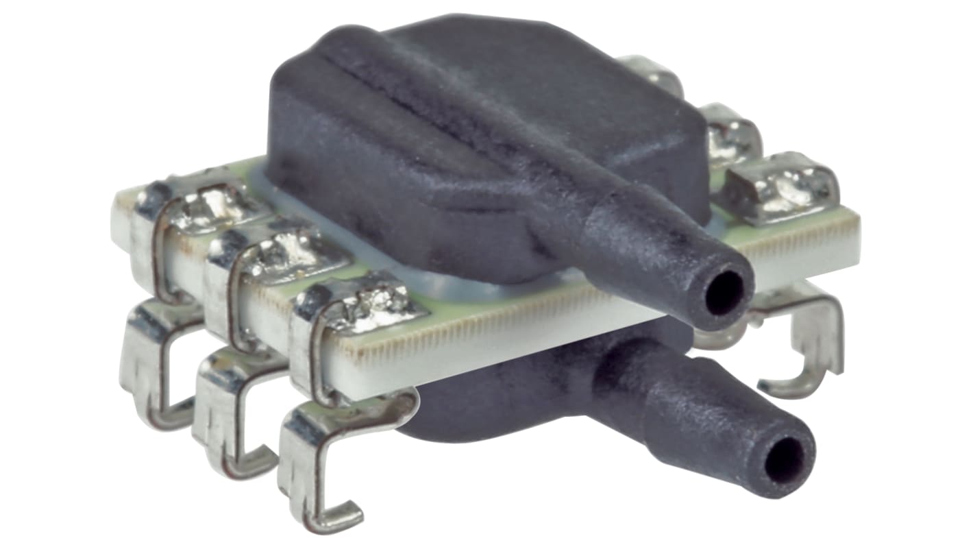 Honeywell Gauge Pressure Sensor, 60mbar Operating Max, PCB Mount, 6-Pin, 200kPa Overload Max, SMT