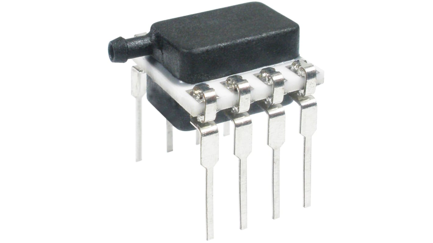 Honeywell Absolute Pressure Sensor, 160kPa Operating Max, PCB Mount, 8-Pin, 400kPa Overload Max, DIP