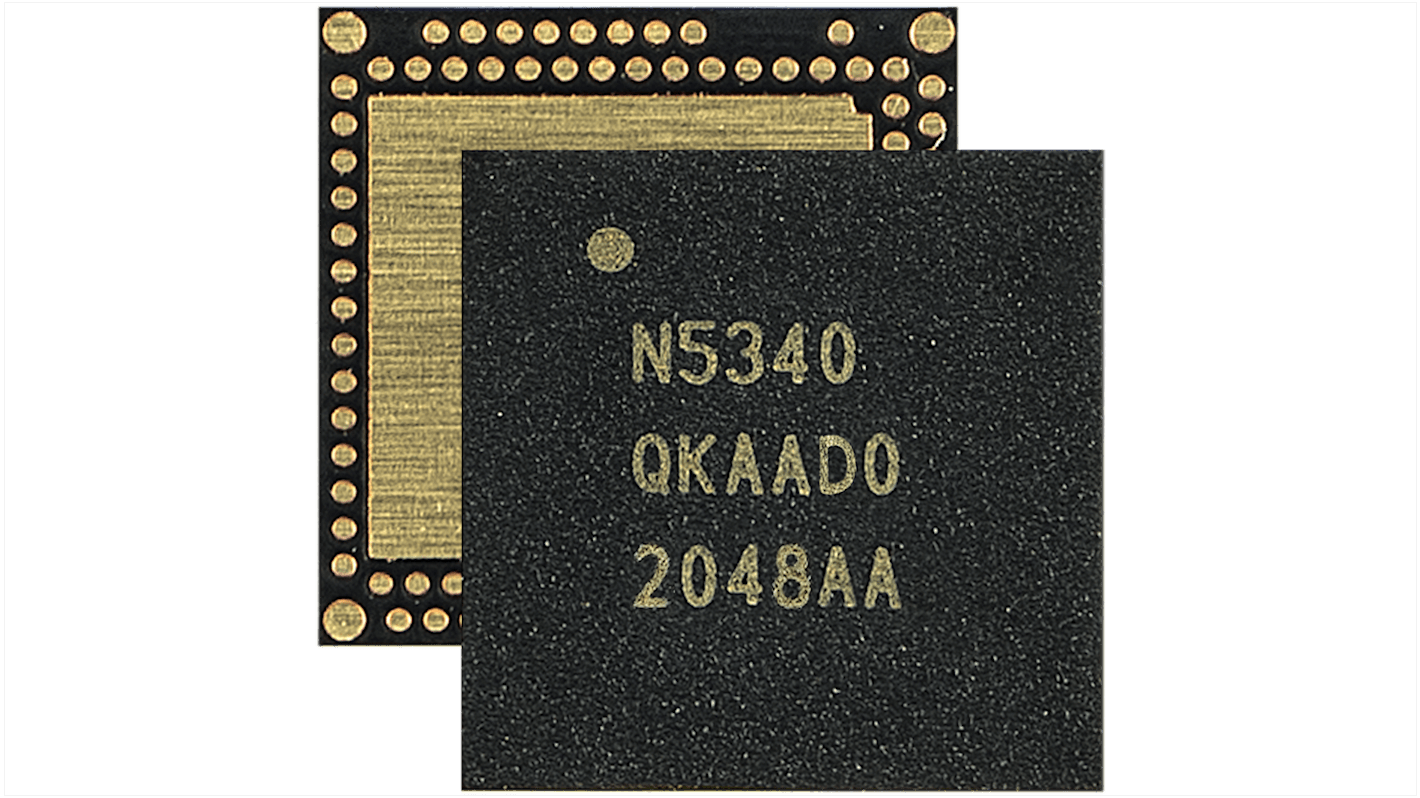 Sistema en chip SoC Bluetooth Nordic Semiconductor nRF5340-QKAA-R7, Microprocesador ARM Cortex