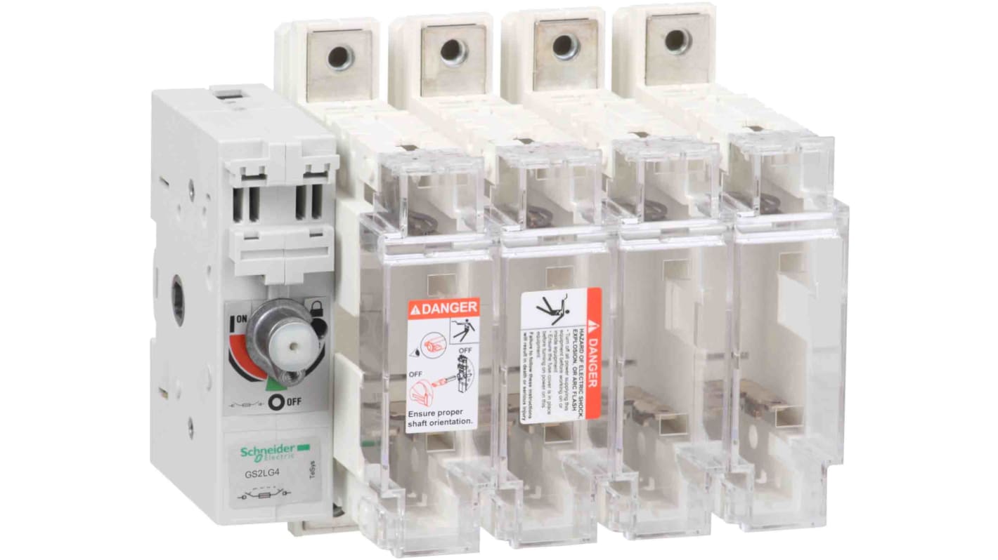 Sezionatore portafusibili Schneider Electric GS2LG4 4 N/A, corrente max 160A, 4, fusibile 0 TeSys GS2L