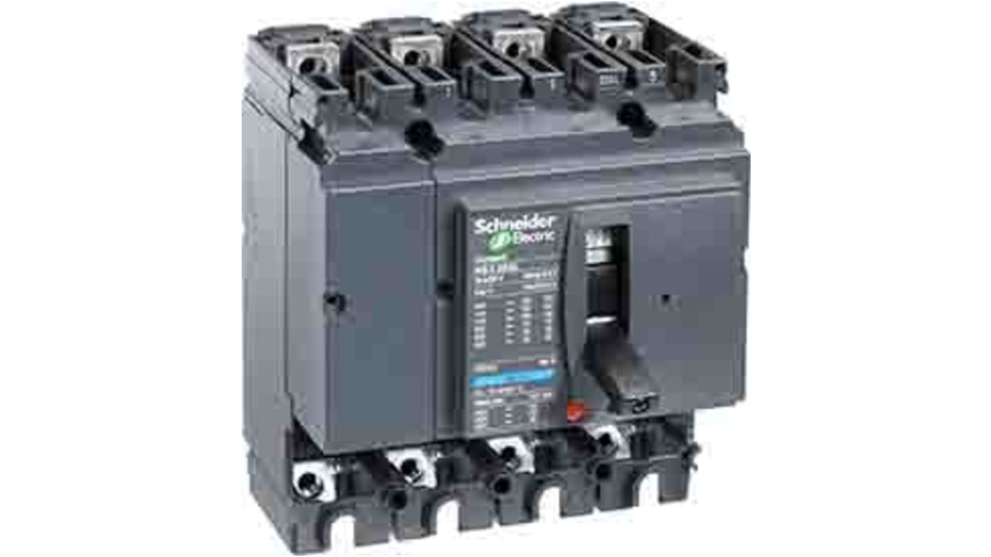 Schneider Electric, Compact MCCB 4P 100A, Breaking Capacity 150 kA, Fixed Mount