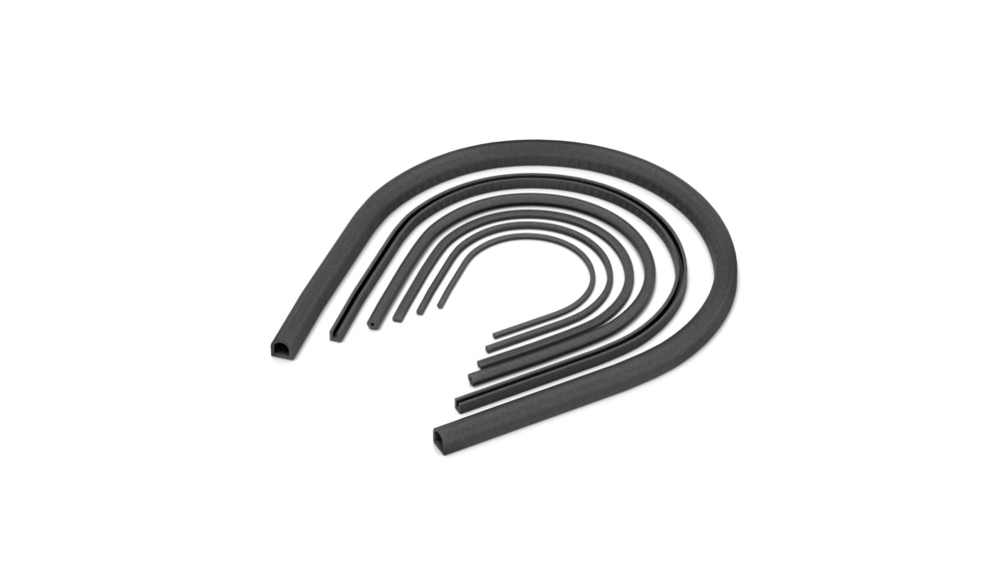Wurth Elektronik シールドストリップ,材質：ニッケルめっきグラファイト, シリコン,長さ：1m,幅：2.54mm,厚さ：1.57mm