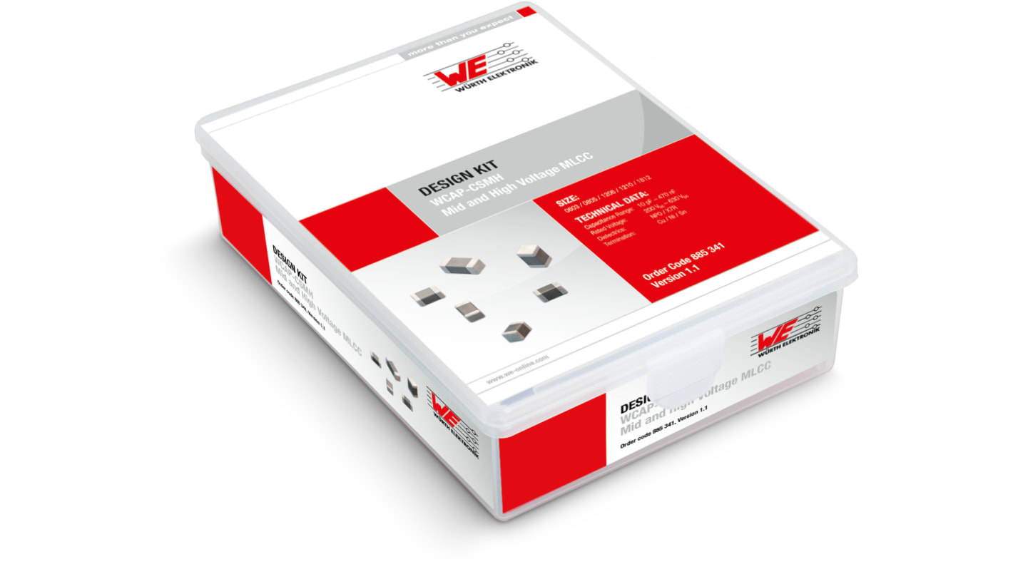 Wurth Elektronik, Surface Mount Ceramic Capacitor Kit