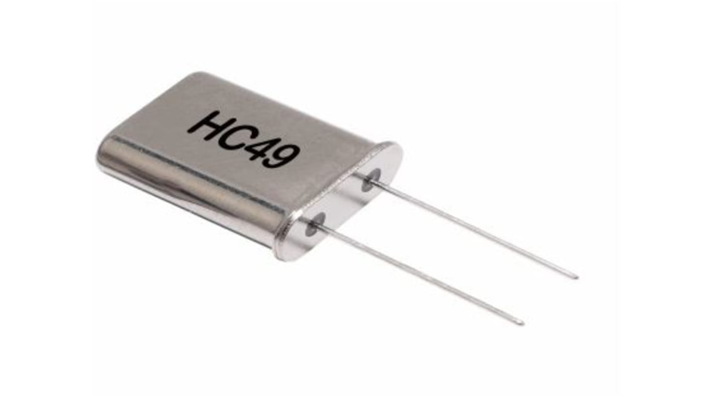 Résonateur à quartz IQD 12MHz Traversant 2 broches, 30pF