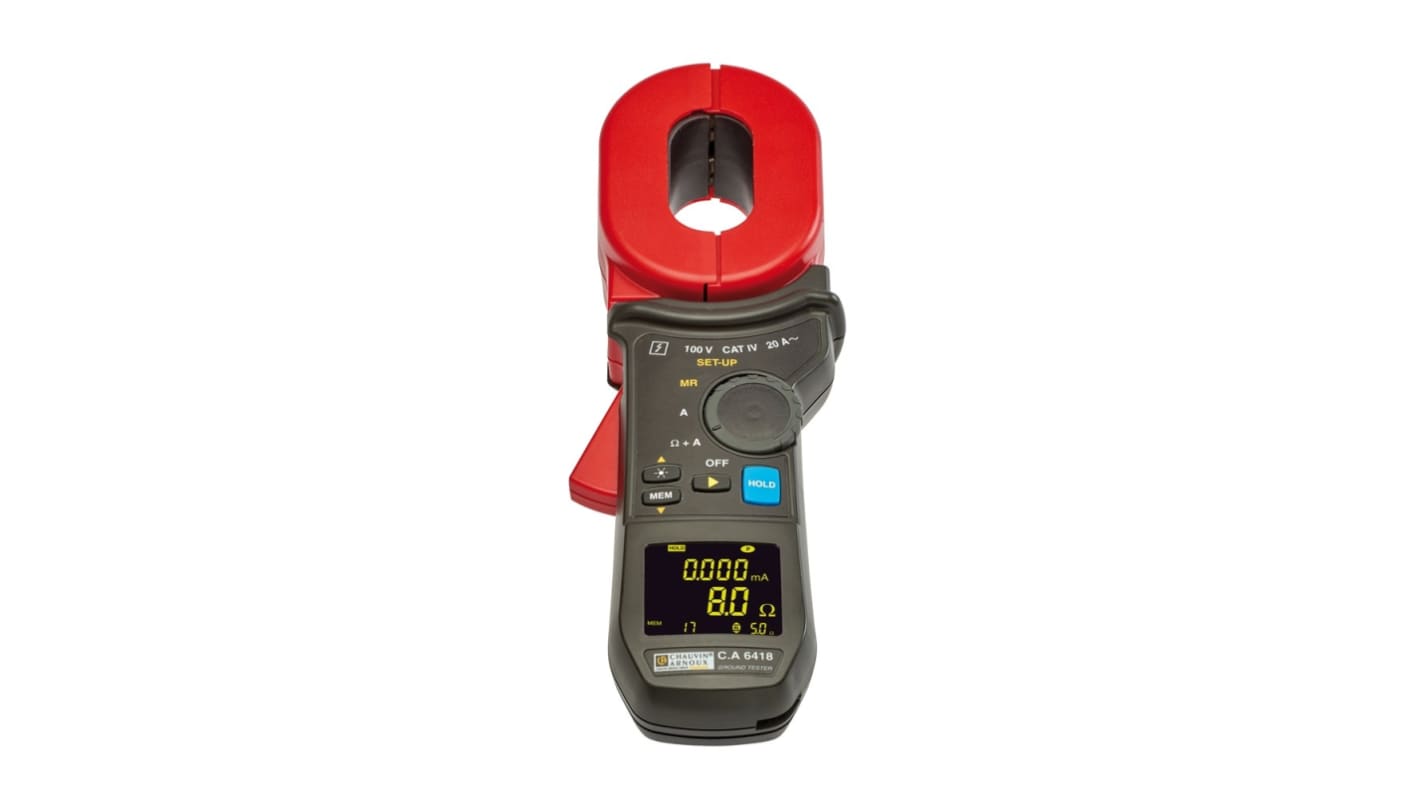P01122018 Chauvin Arnoux CA 6418 Earth Clamp RS
