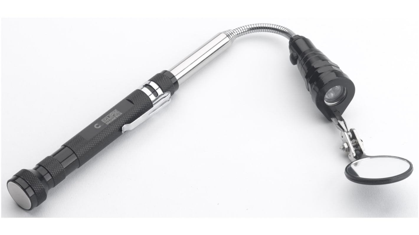 Eclipse 3.5(Head) kg, 5(Base) kg Lift Capacity Magnetic Pick Up Tool Extendable Pick Up Tool, 582 mm Stainless Steel