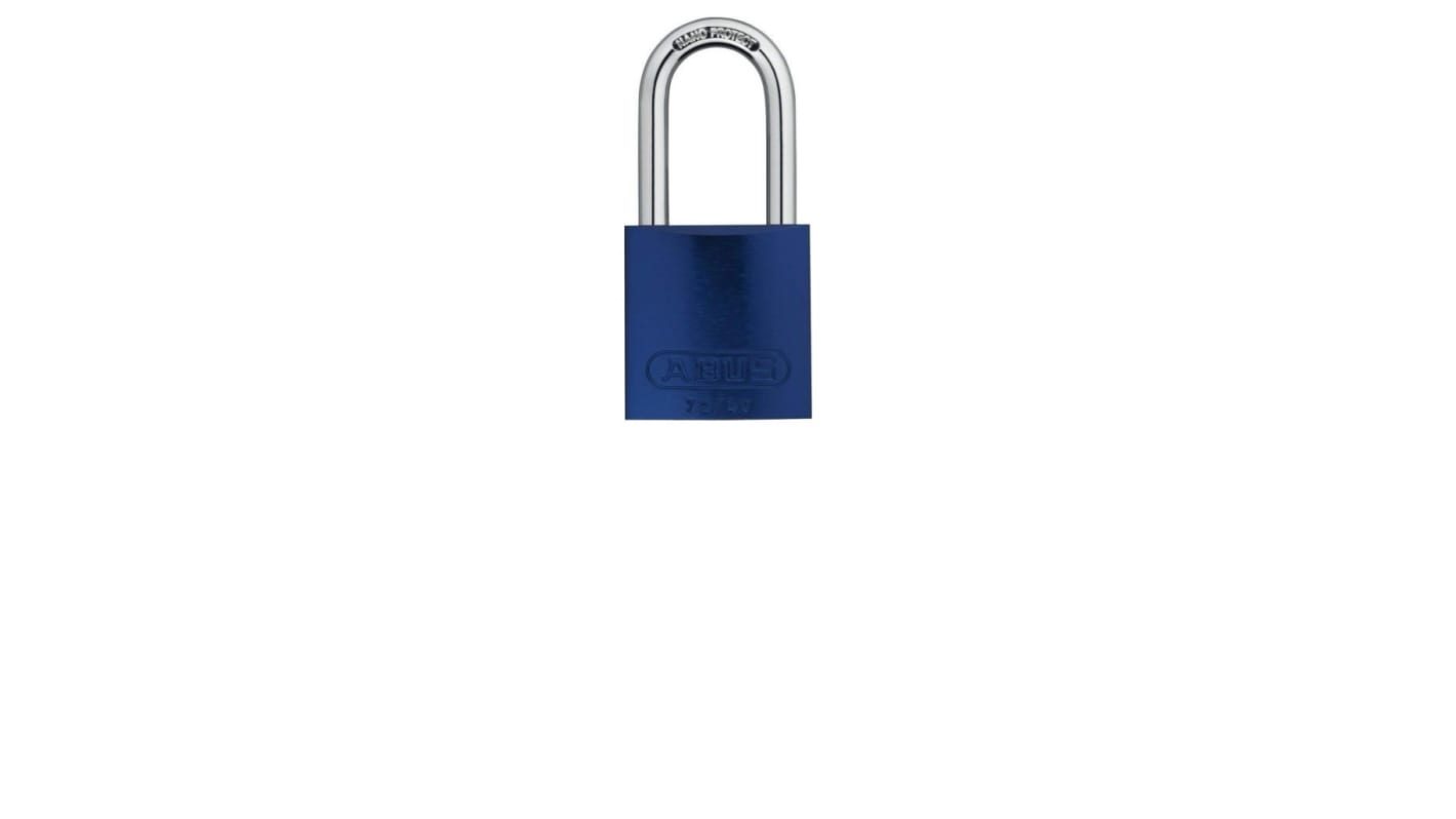 ABUS Key Weatherproof Aluminium Padlock, Keyed Alike, 6mm Shackle, 38.5mm Body