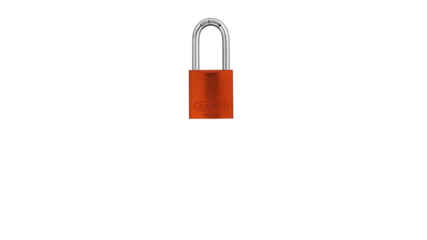 ABUS Key Weatherproof Aluminium Padlock, Keyed Alike, 6mm Shackle, 38.5mm Body