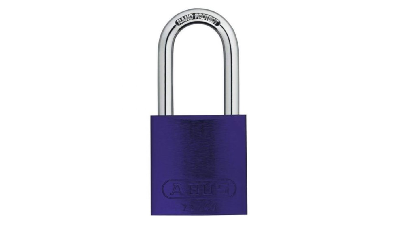 ABUS Key Weatherproof Aluminium Padlock, Keyed Alike, 6mm Shackle, 38.5mm Body