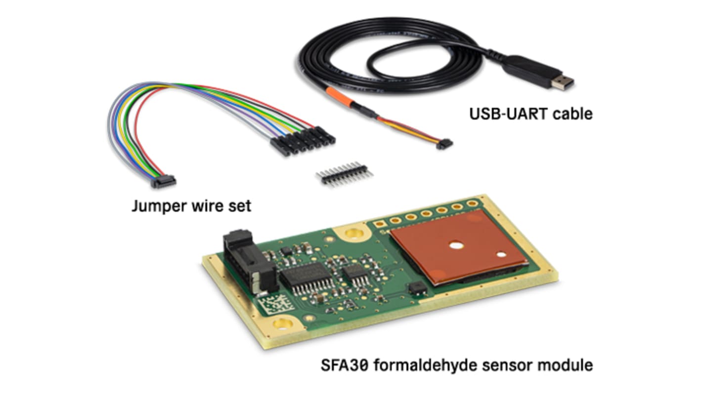 Kit de evaluación Sensirion SEK-Environmental Sensing evaluation kit - SEK-SFA30, para usar con PSF_431040