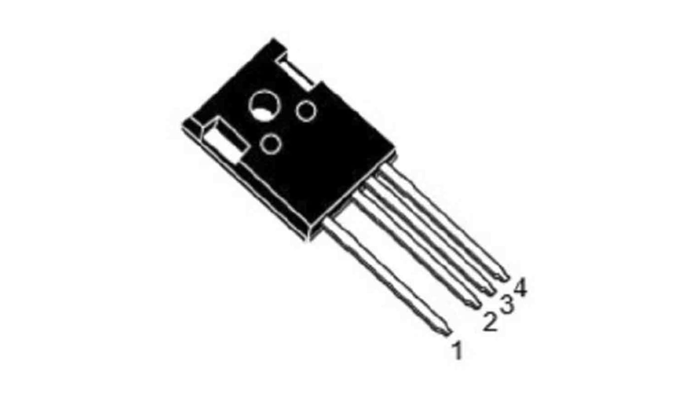 MOSFET STMicroelectronics canal N, Hip247 7 A 1700 V, 3 broches