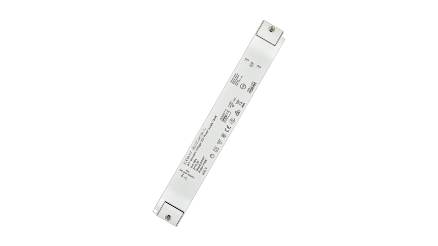 Driver LED tensión constante Osram ELEMENT G2, IN: 220 → 240 V., OUT: 24V, 40A, 180W, no regulable