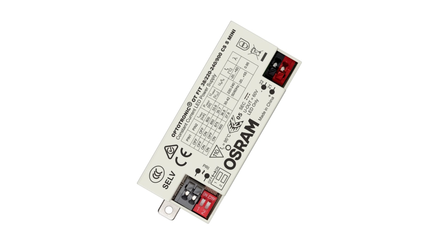 Osram LED-Treiber 220 → 240 V LED-Treiber, Ausgang 42V / 900mA Konstantstrom