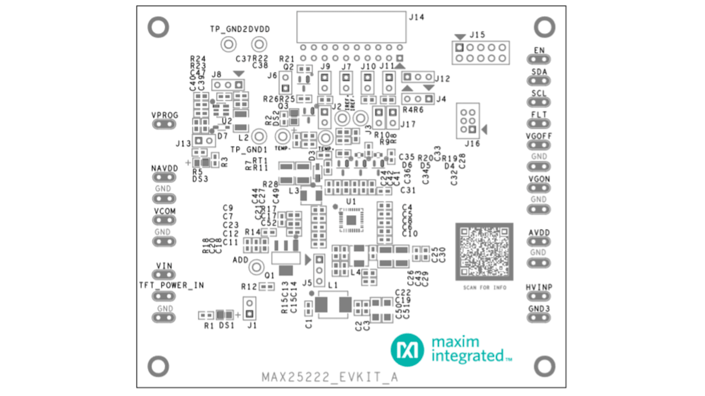 Maxim Integrated MAX25222 Evaluierungsbausatz, Evaluation Kit for the MAX25222 Stromversorgung