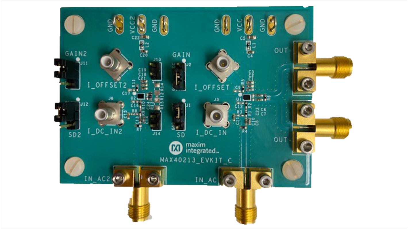 Maxim Integrated Evaluierungsplatine für Max40213 Transimpedanzverstärker, EV kit