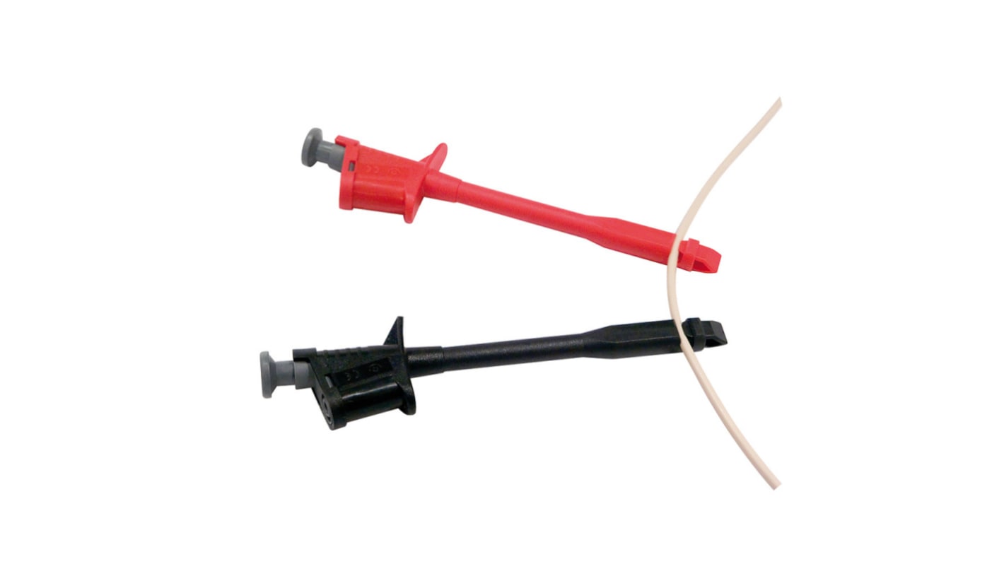 Chauvin Arnoux Set of 2 insulation-piercing clips (red/black) for Use with Multimeter