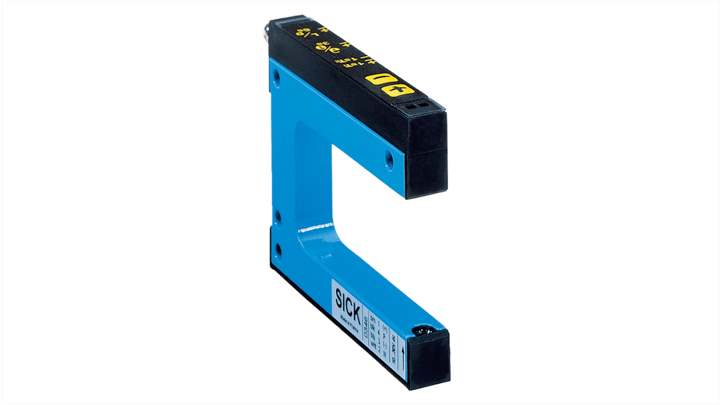 Fotocélula Sick Sensor de horquilla, alcance 30 mm, salida Conmutación de luz/oscuridad, NPN, PNP, Conector M8, IP65