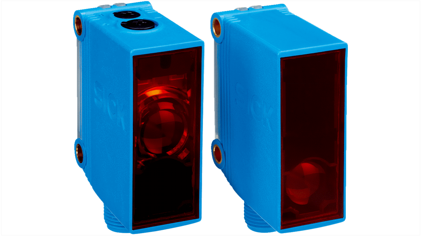 Sick Through Beam Photoelectric Sensor, Block Sensor, 0 → 40 m Detection Range