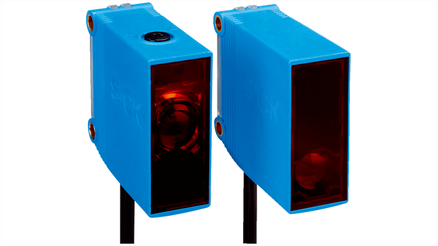 Sick Through Beam Photoelectric Sensor, Block Sensor, 0 → 40 m Detection Range