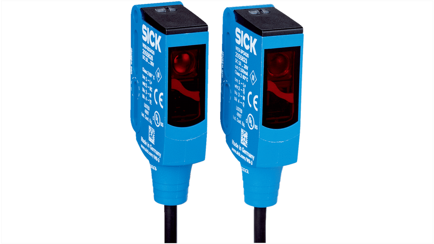 Sick Through Beam Photoelectric Sensor, Block Sensor, 0 → 1 m Detection Range