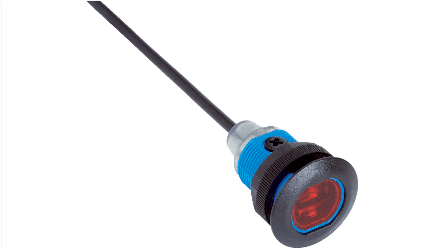 Sick Energetic Photoelectric Sensor, Barrel Sensor, 5 mm → 550 mm Detection Range