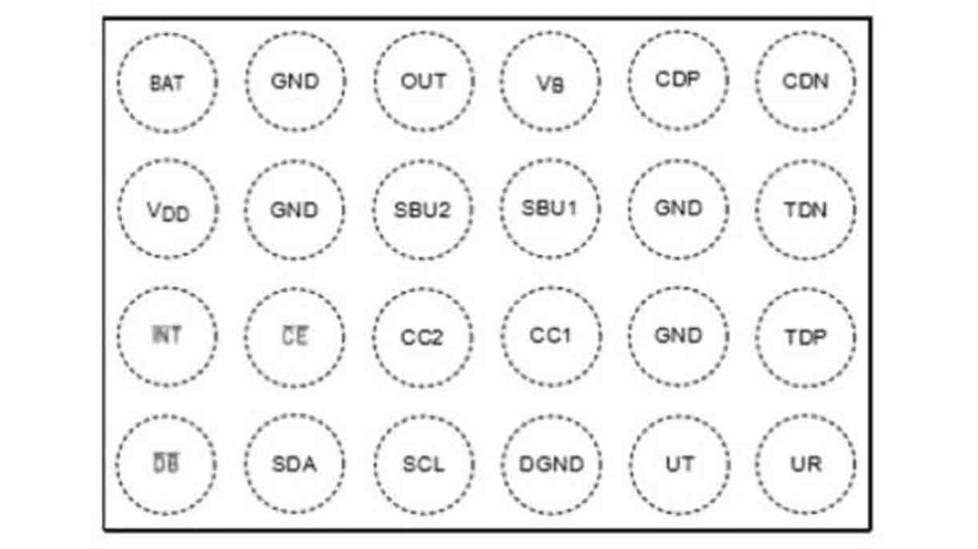 Maxim Integrated Power Management Li-Ion THT / 2A, 24-WLP 24-Pin, 5 V