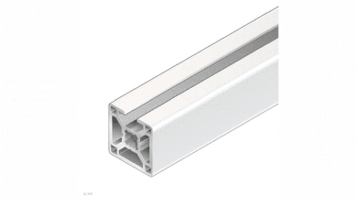 Perfil de Aluminio Plateado, perfil de 30 x 30 mm x 2000mm de longitud