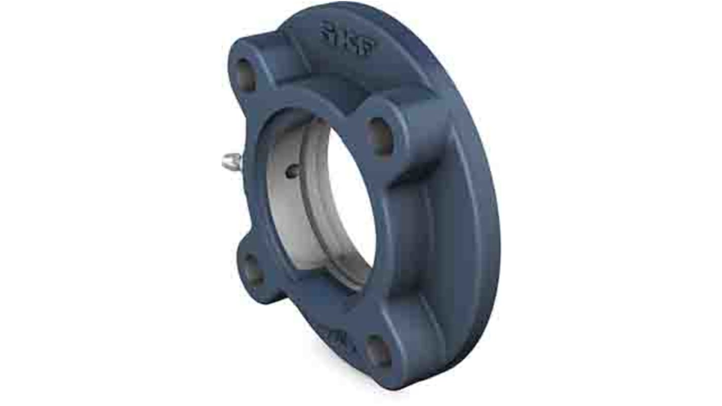 Cojinete con brida SKF de Hierro Fundido, Ø int. 80mm, dim. 145mm x 36mm, montaje: 4 orificios