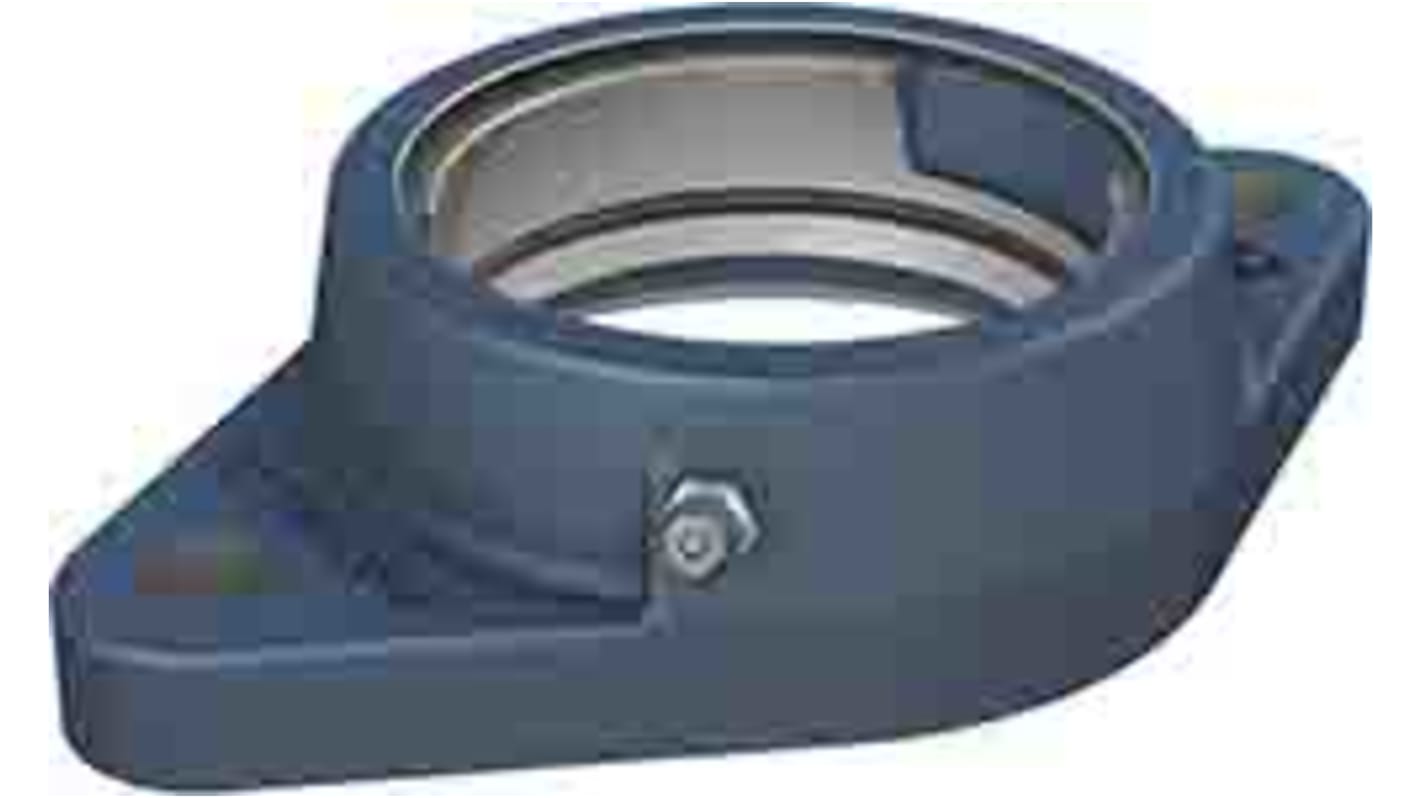 Cuscinetto flangiato SKF, 2 fori di montaggio, Ø int 72mm, dimensioni 156mm x 34.5mm, in Ghisa