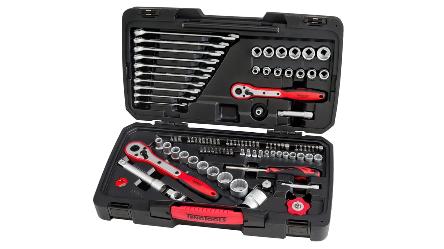 Tengtools M1208 Stecknusssatz – 8-teilig, 1/2 Zoll Antrieb, Lange Serie Für Anspruchsvolle Arbeiten