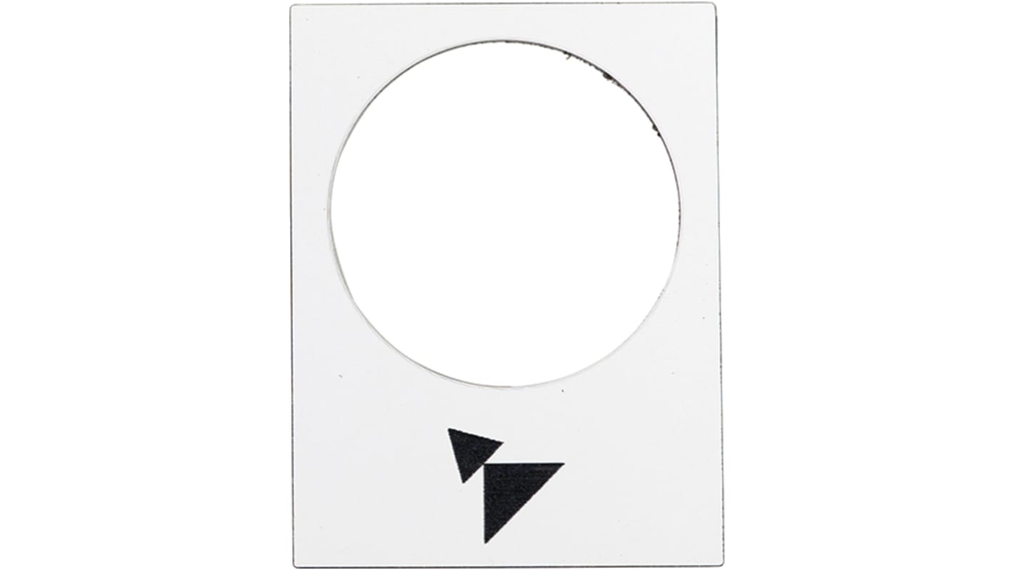 Schneider Electric Marking accessory for Use with With symbol NF E 52-124, Forward/Slow-Fast