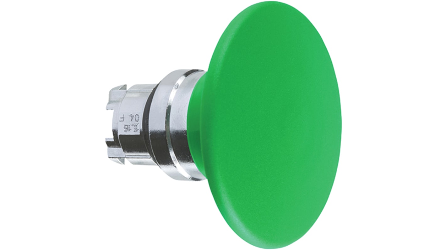 Schneider Electric XB4 Drucktaster Ø 22mm, Grün Tastend Rund