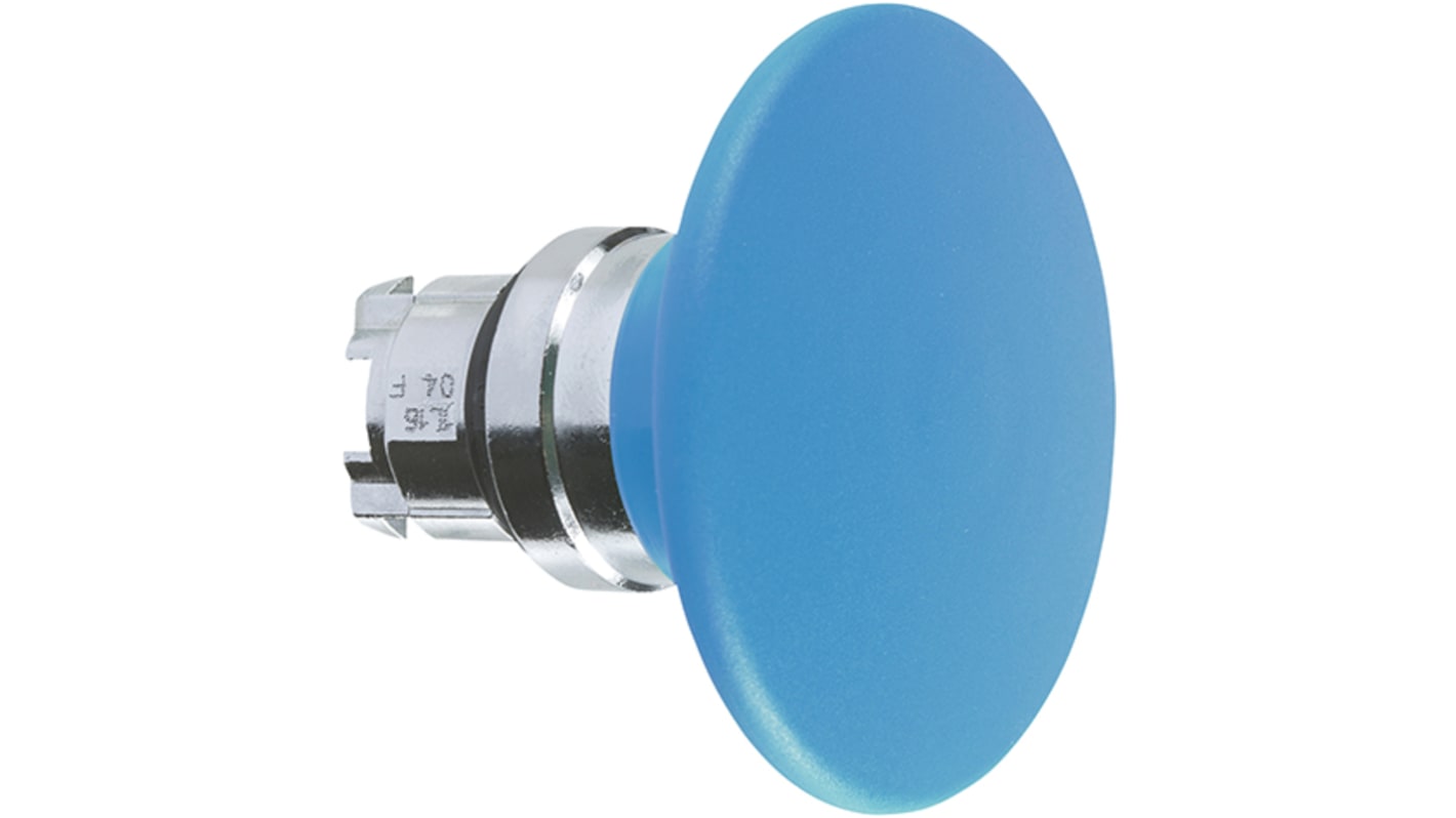 Schneider Electric XB4 Drucktaster Ø 22mm, Blau Tastend Rund