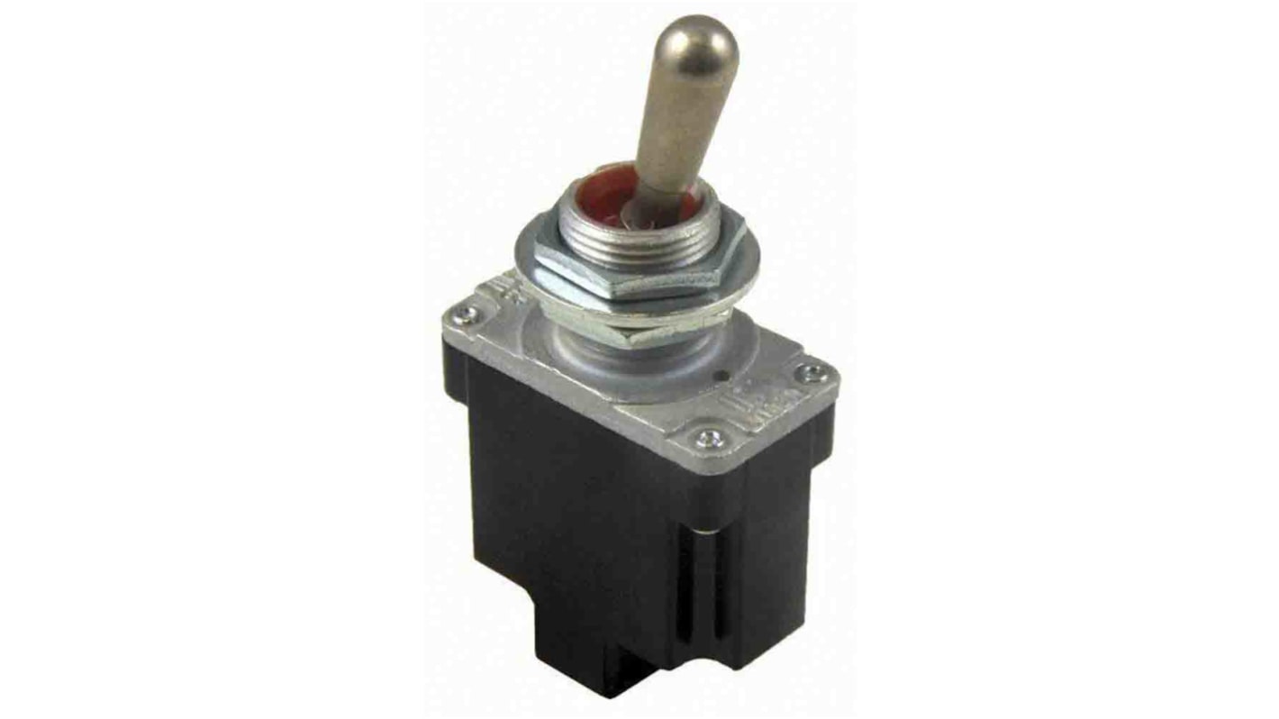 Honeywell Toggle Switch, Bushing Mount, SPDT, Screw Terminal, 125V ac