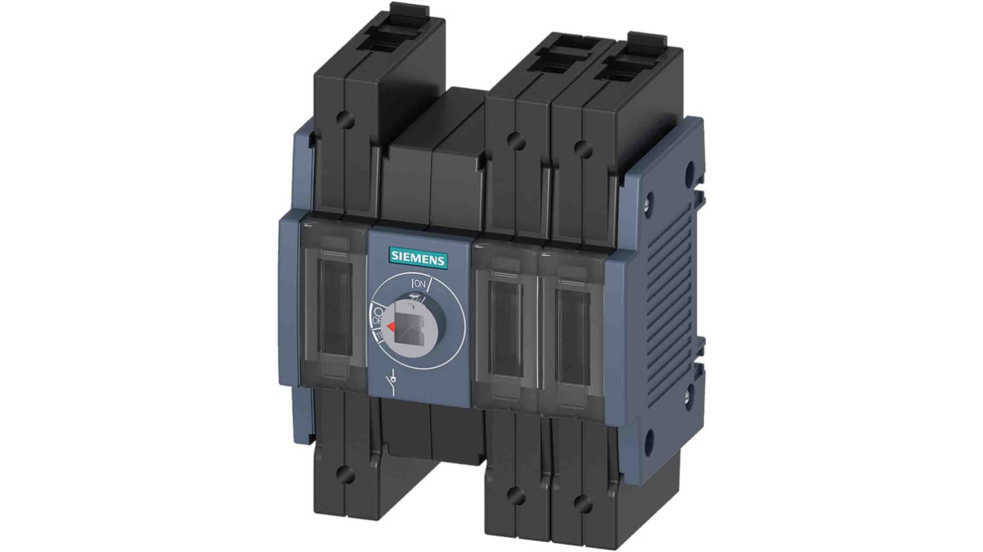 Desconector por conmutación Siemens Bastidor cerrado, 16A, 3, Fusible Tamaño 1 16A SENTRON 3KD