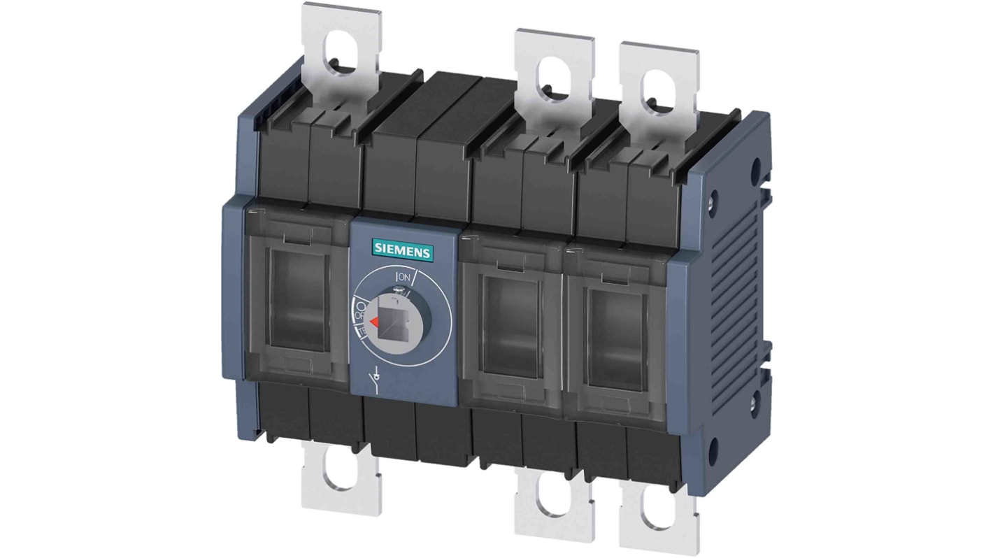 Sezionatore con interruttore Siemens 3KD2830-0NE20-0, corrente max 80A Integrato, 3, fusibile Misura 2 SENTRON 3KD